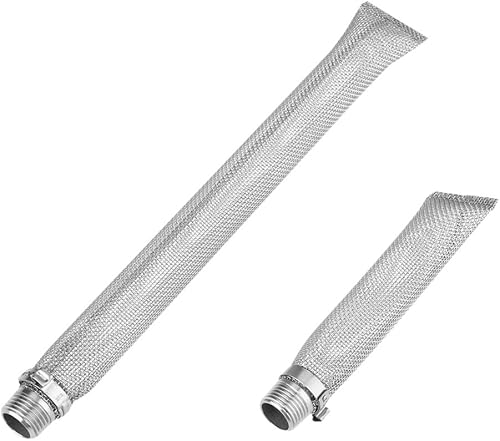 Miniatura 5 de Fdit Filtro de malla de acero inoxidable de grado 304 de 12 pulgadas6 pulgadas, herramienta de filtro de cerveza Brew Hop para hervidor de agua o