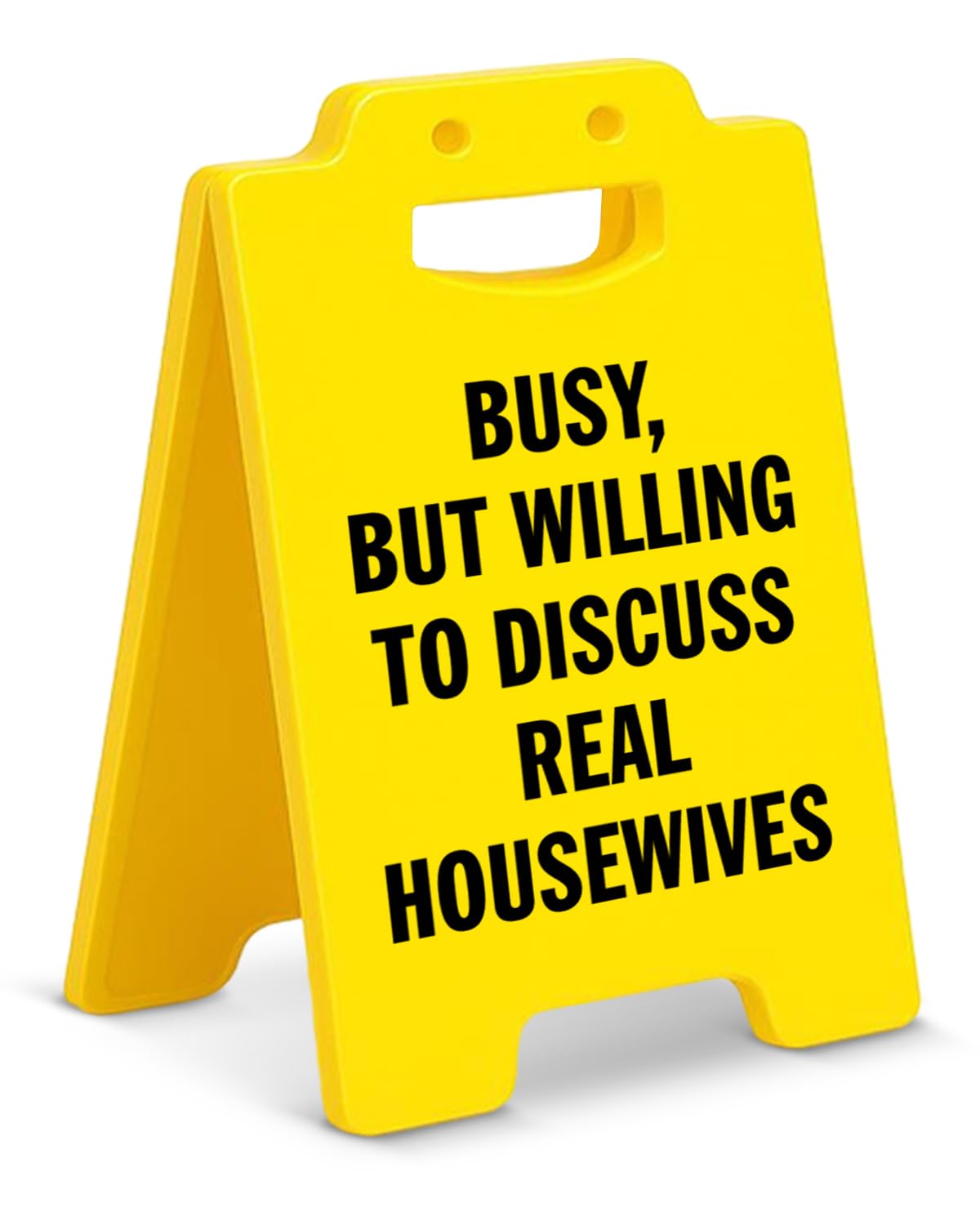 Funny Home Office Desk Decor Busy but Willing to Discuss Real Housewives Desk Sign, Real Housewives Gifts