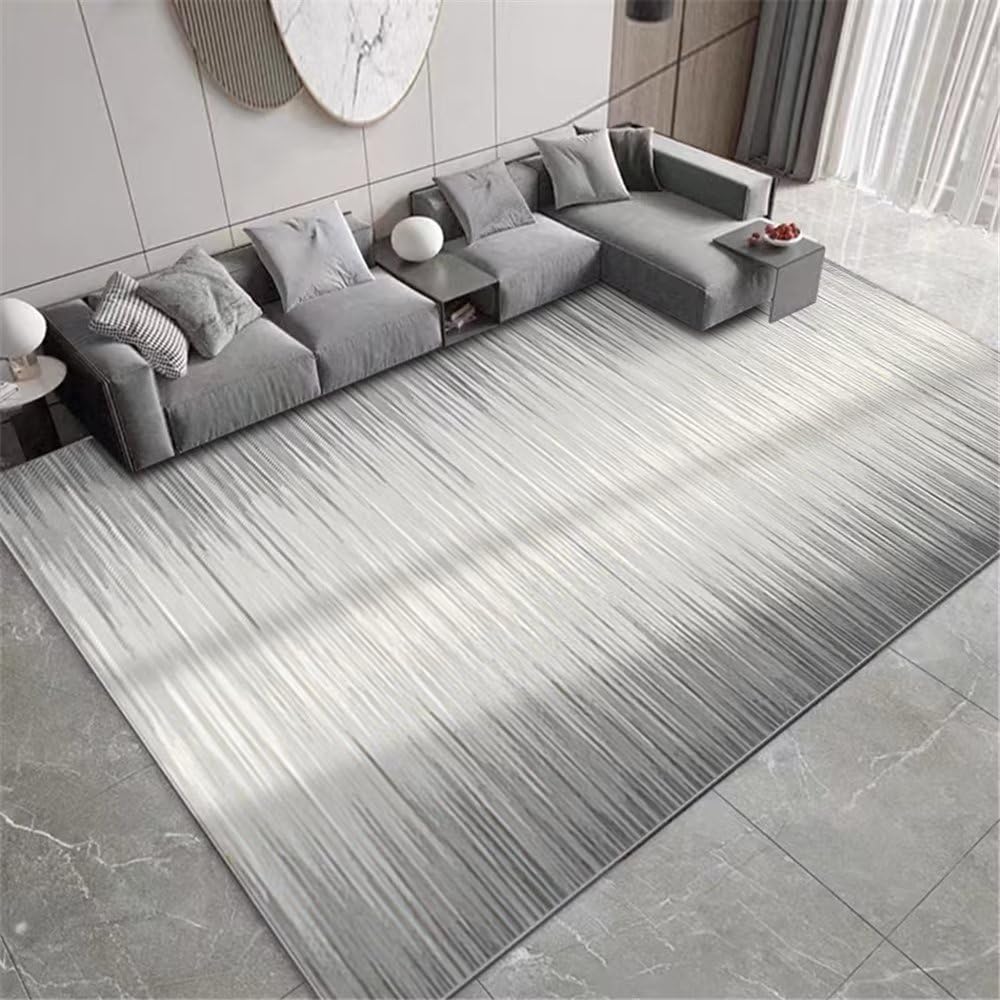 Tapis antidérapant 50x80cm gris pour sécuriser les sols glissants du salon