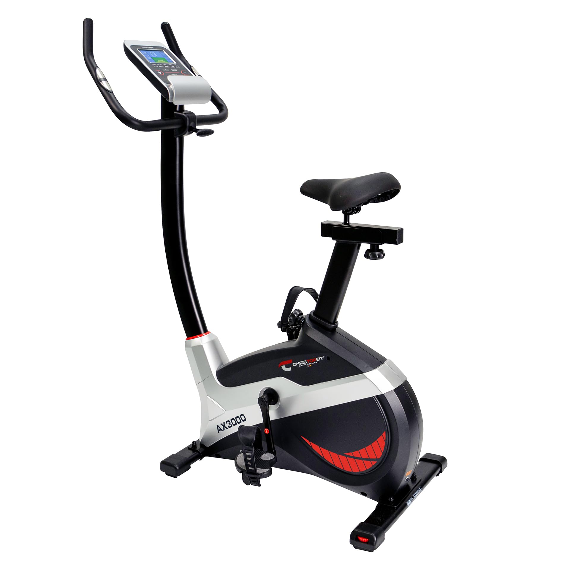 Christopeit Sport Ergometer Heimtrainer AX 3000 - Ellipsentrainer - 24-Stufig, 8kg Magnet-Bremssystem, bis 150kg Gewicht