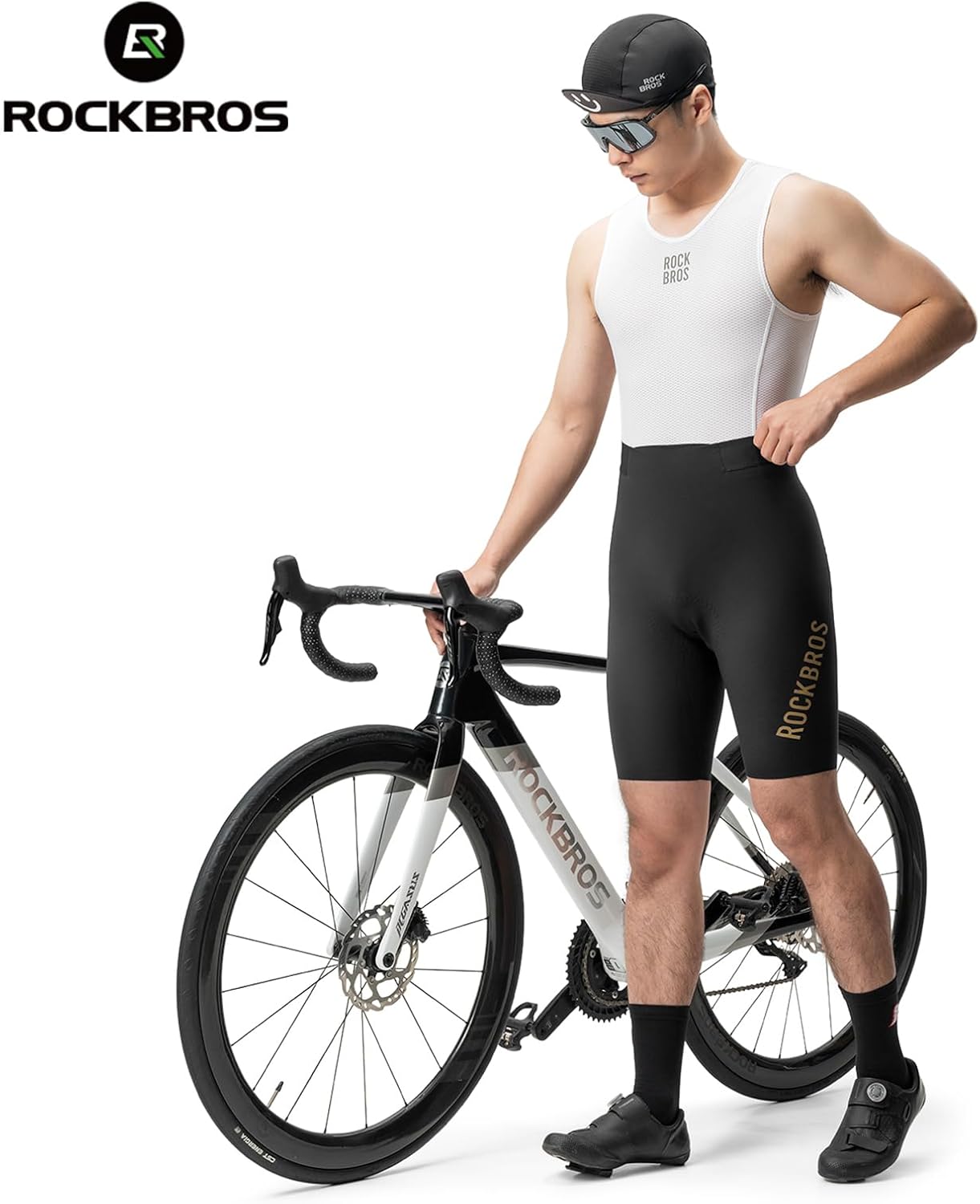 ROCKBROS Men’s Bike Shorts with Padded Cycling Road Biking Riding Breathable Shorts Tight for Men - Image 6