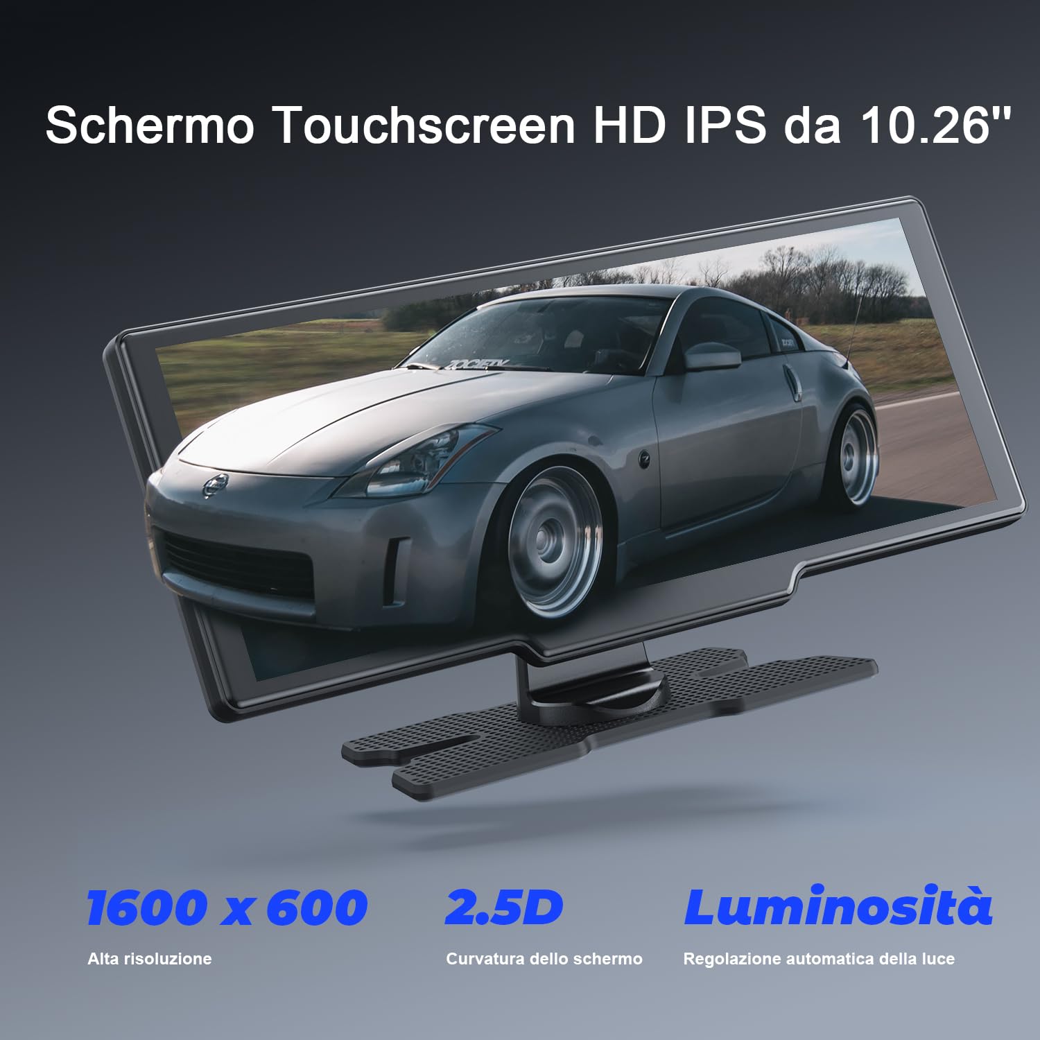 Avylet 4K Carplay Android Auto Wireless, 9.26" schermo per auto, Telecamera di Retromarcia 1080P, GPS, Ricevitori Audio per Auto, Mirror Link, Controllo Vocale, FM/Bluetooth, Con Scheda 64GB