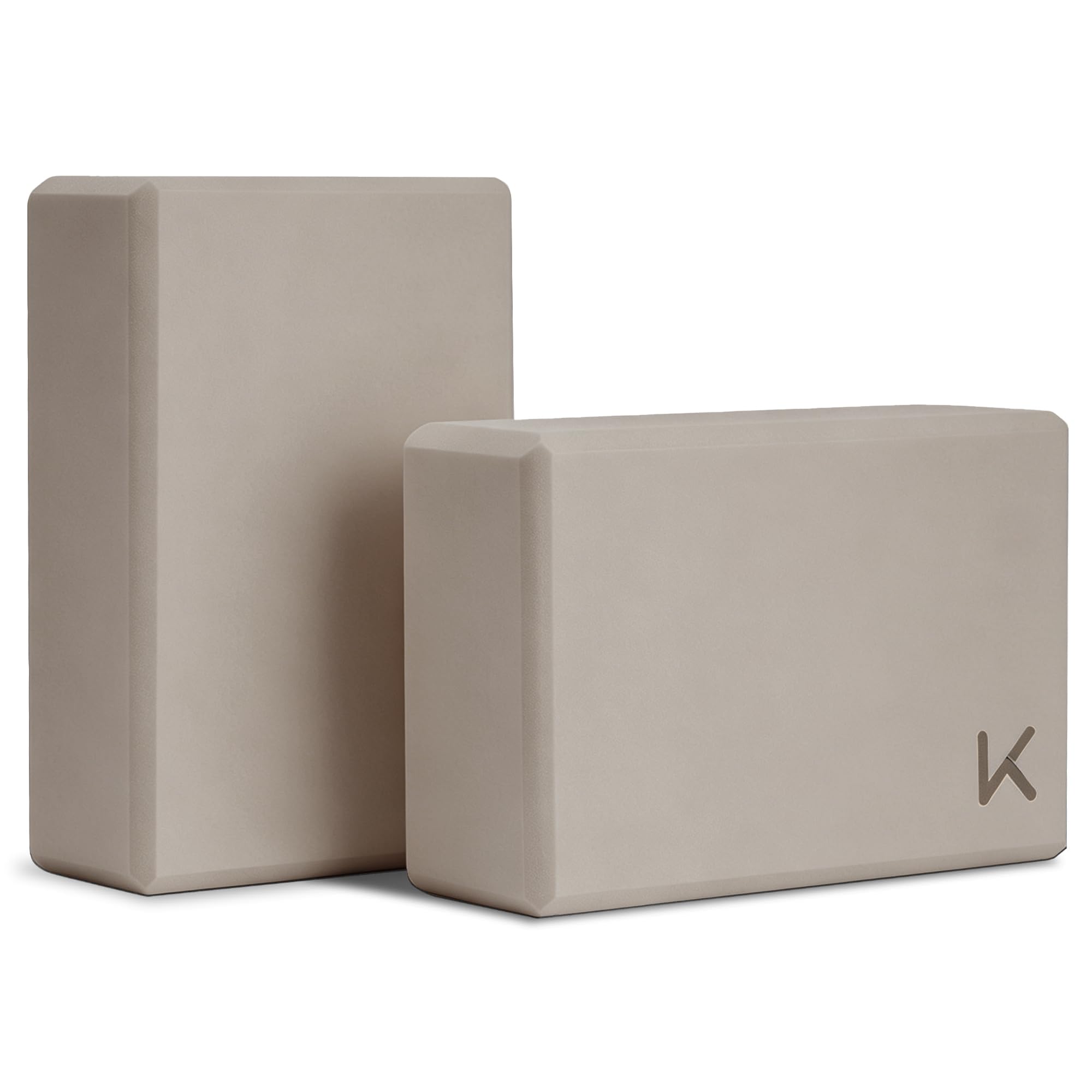 KEEP Yoga Block, High-Density EVA Foam 2 Pack Yoga Block with Non-Slip Textured Surface, Supportive, Lightweight - Ideal for Yoga