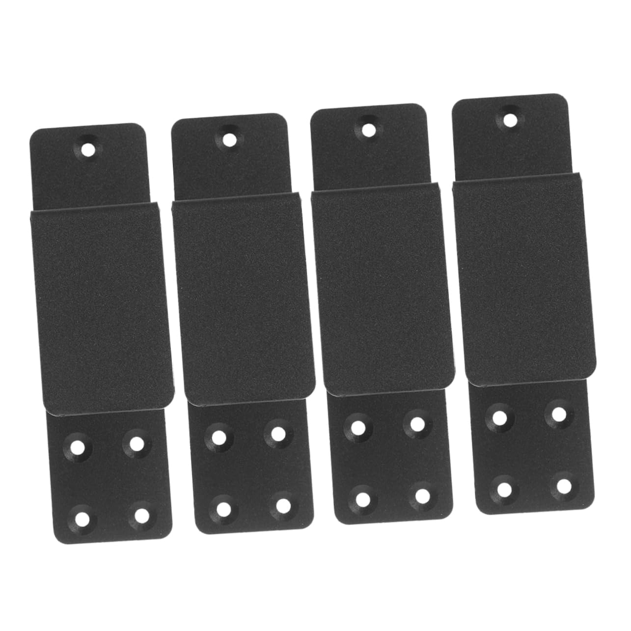 Supports porte de garage anti-affaissement Veemoon fixations en métal noir ultra résistantes