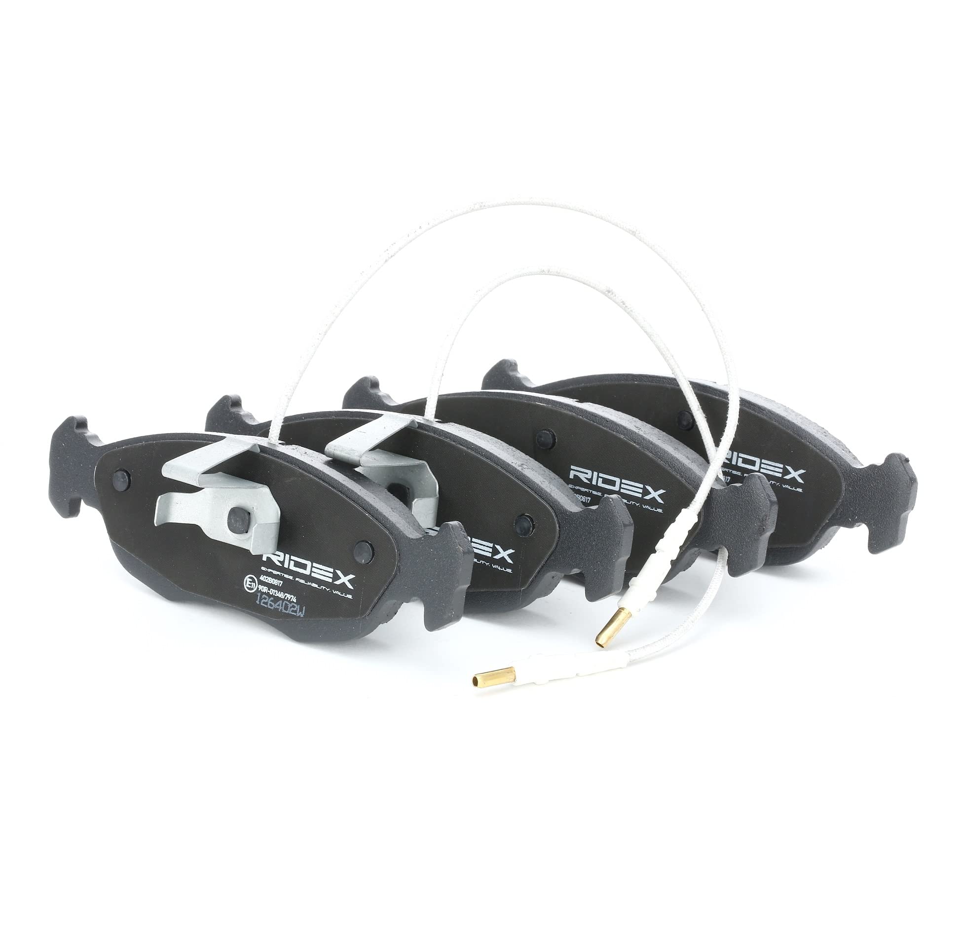 Jeu De Disques Et Plaquettes De Frein RIDEX Pour Essieu Avant - Disque Ventilé 283mm, 4 Trous, Compatible CITROËN Berlingo II, PEUGEOT Partner