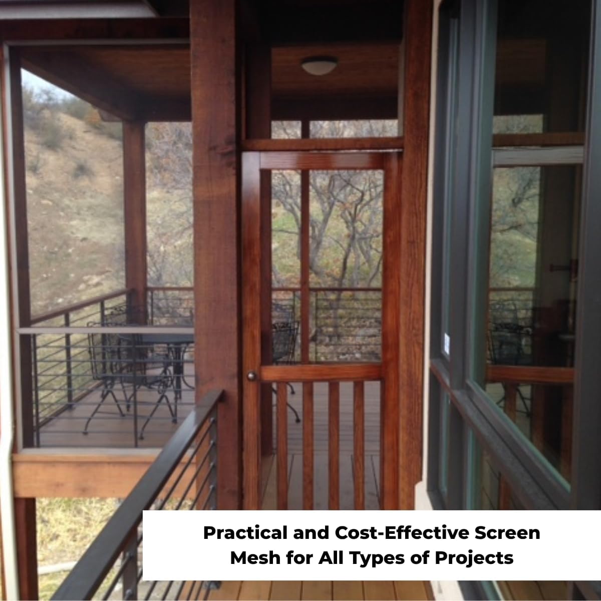 Fiberglass Insect Screen Mesh Roll - 24 in x 100 ft, Charcoal - Fiberglass Mesh Roll Screening for Window, Door, Outdoor Patio, Porch, Pool Enclosure, & Balcony - Bug Screen Porch Screening Rolls