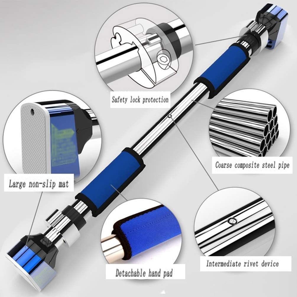 AGYH Telescopic Horizontal Bar, Corridor Arm Strength Training Equipment, Abdominal Back Pectoral Exercise Bar，130-175cm, Load 300 Kg