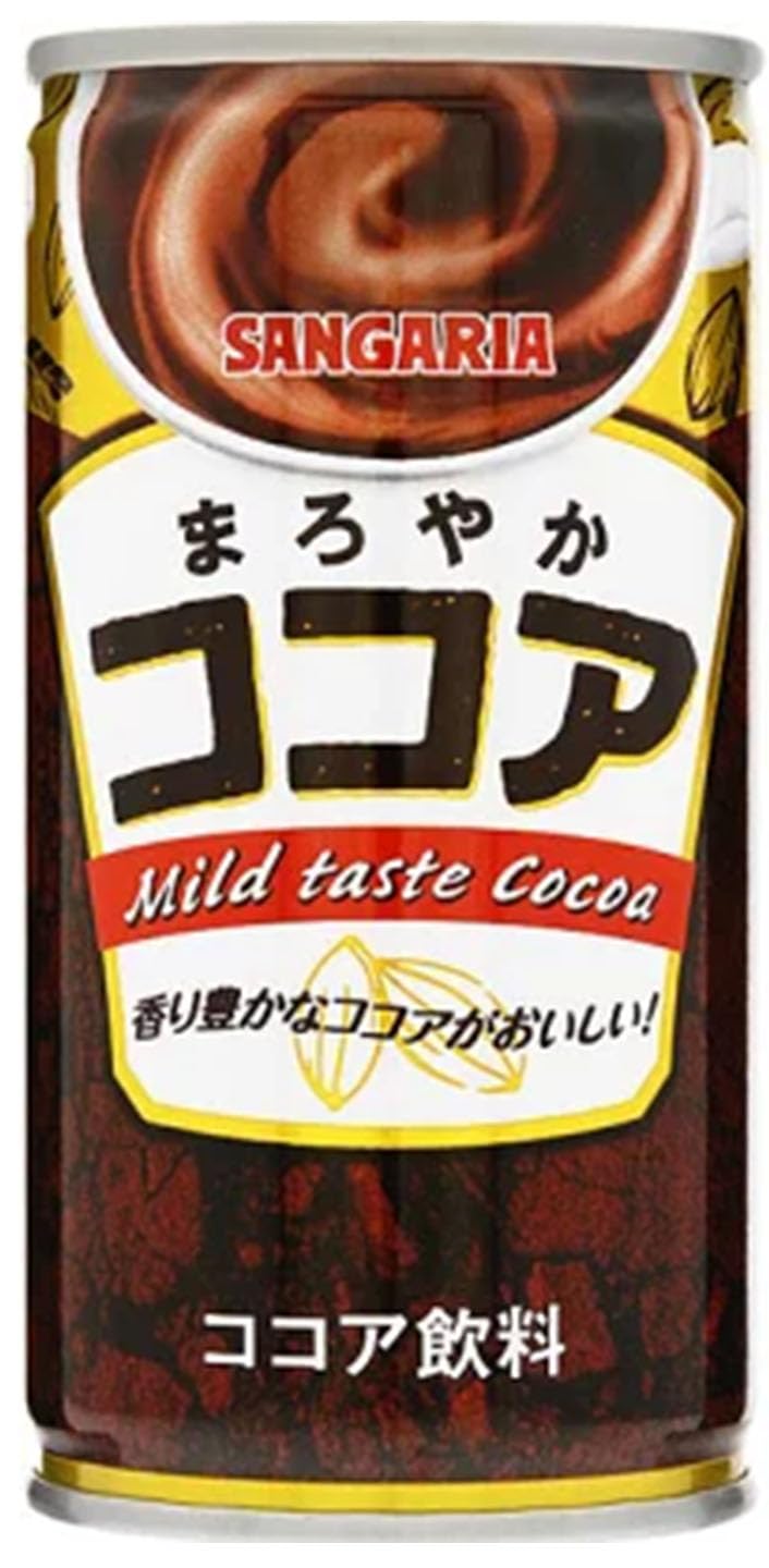 Amazon.co.jp: サンガリア まろやかココア 190g×15缶 4902179008732