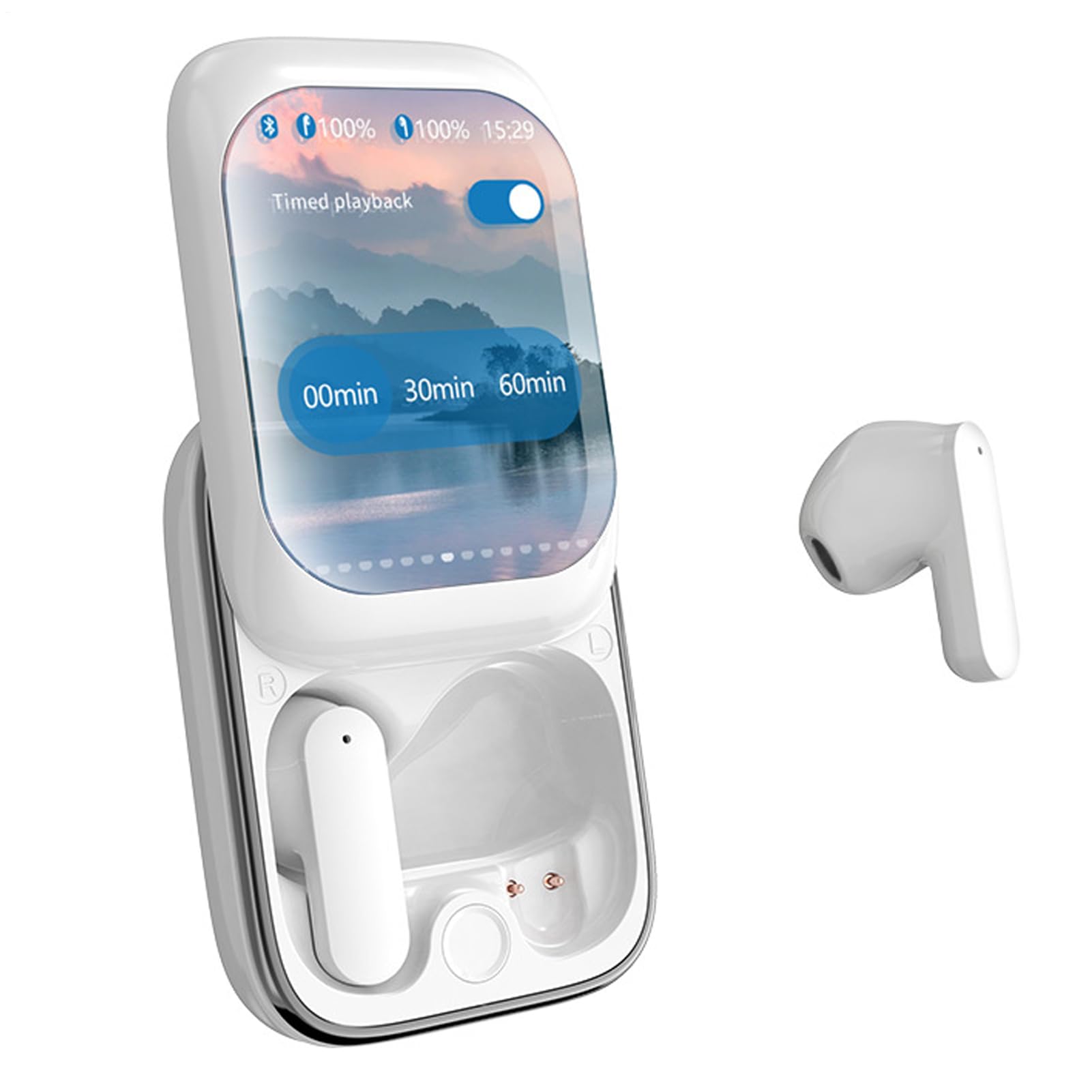 Audífonos Con Control Táctil Auriculares Intrauditivos Inalámbricos Con | Cascos Inalámbricos De Botón Audífonos Slider, Compatibles con la Mayoría de Smartphones y Ordenadore