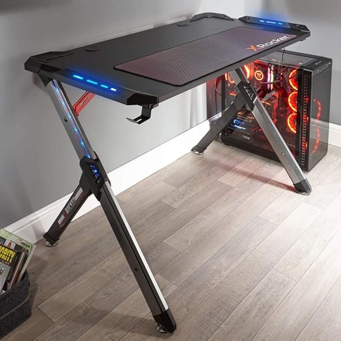 X rocker lynx rgb gaming desk Clearance