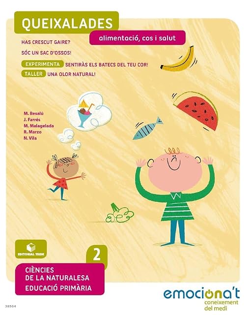 Portada de Ciencies Naturals 2º Educacion Primaria Queixalades Emocionat Ed 2019