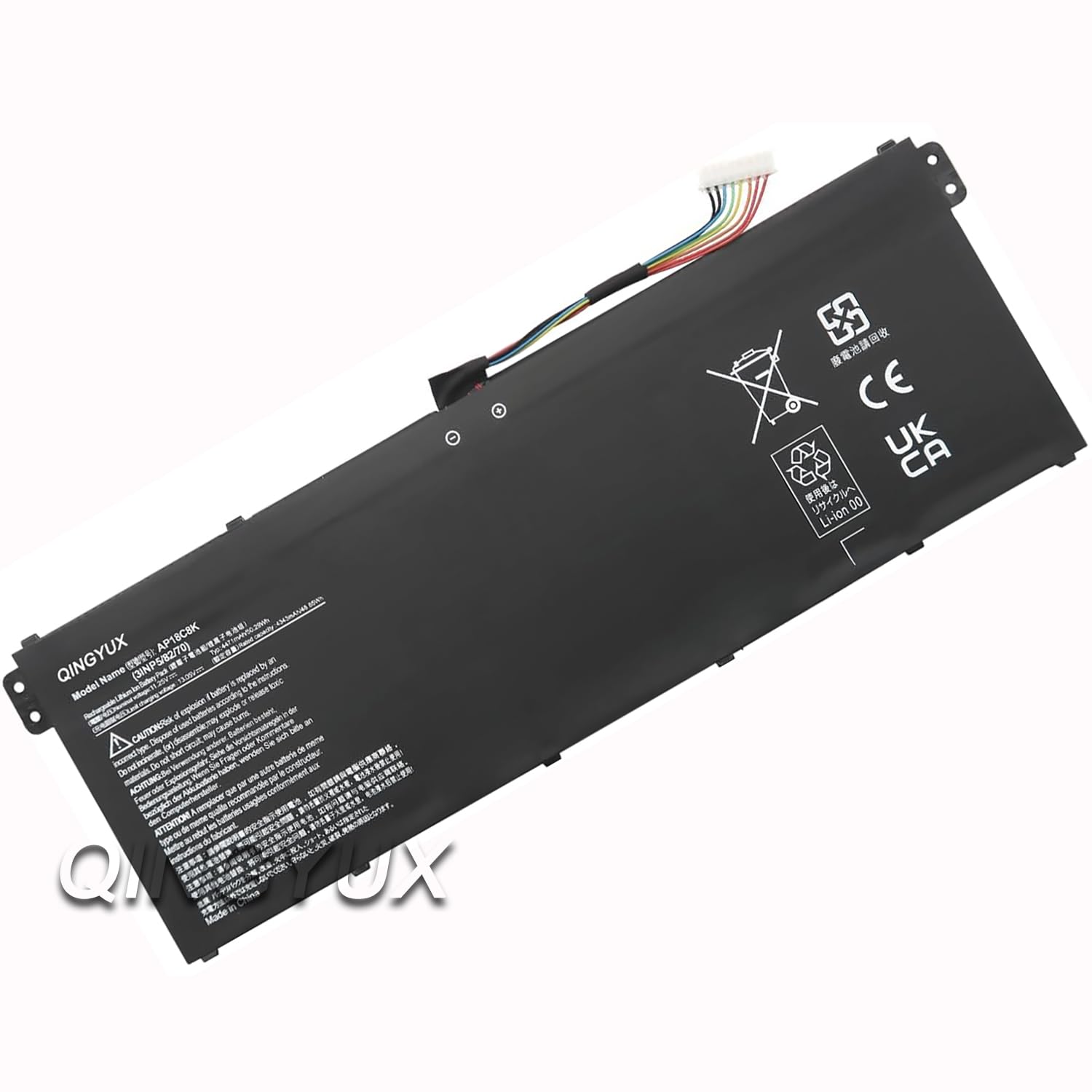 QINGYUX New AP18C8K 3INP5/82/70 Laptop Battery Compatible with Acer Swift 3 SF314-57 SF314-42 SF314-58 SF314-57G SF314-58G SF314-59 A514-54 Chromebook