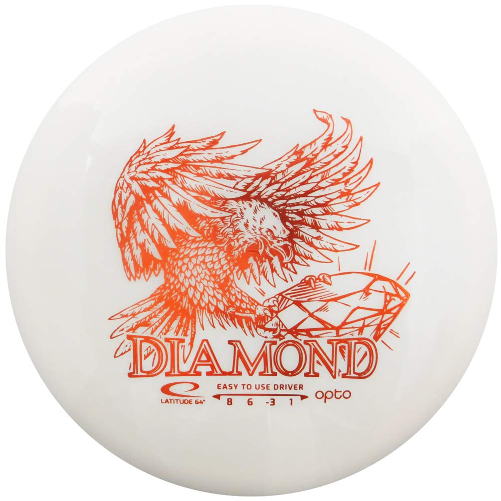 Latitude 64 Golf Discs Opto Line Diamond Light Fairway Driver Golf Disc [Colors may vary] - 145-159g