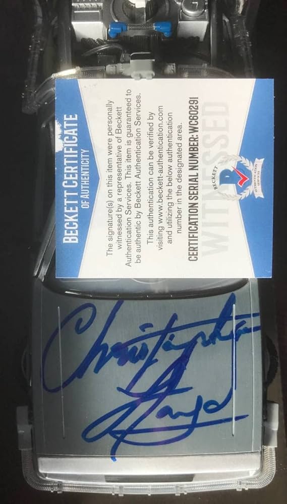 バックトゥザフューチャー　直筆サイン　レコード　デロリアン バックトゥザフューチャー 直筆サイン レコード デロリアン