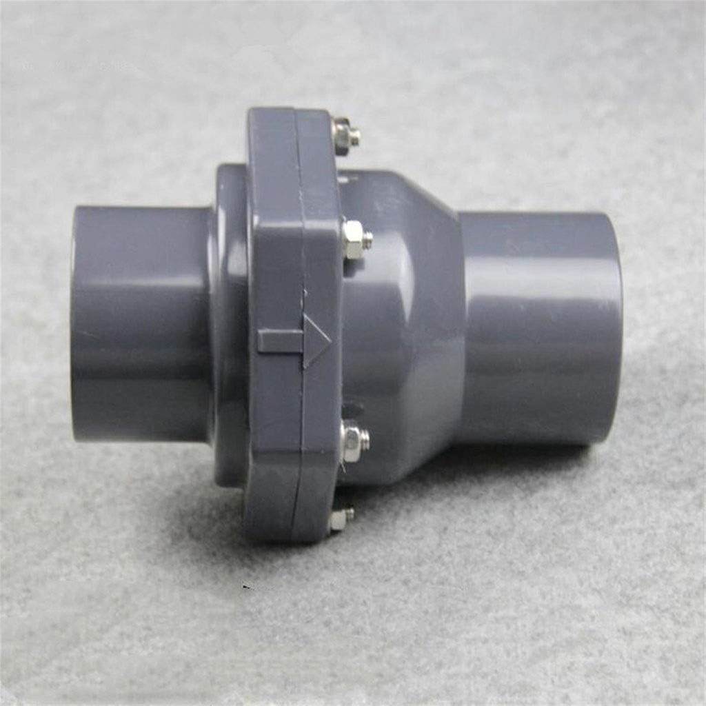 Zawór zwrotny klapowy zwrotny, jednokierunkowy zawór z tworzywa sztucznego do instalacji pionowej, rozmiar 25-160 mm, średnica wewnętrzna 50 mm