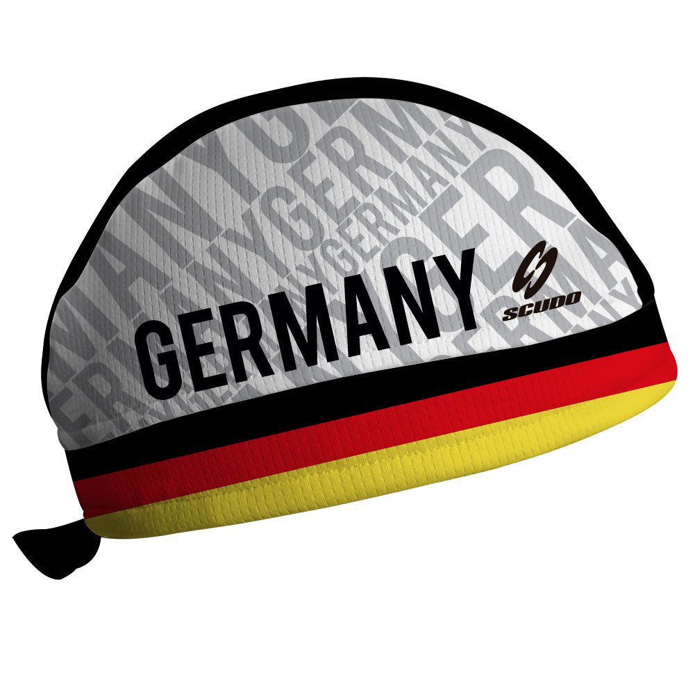 Germany Flag ScudPro Skullcap White