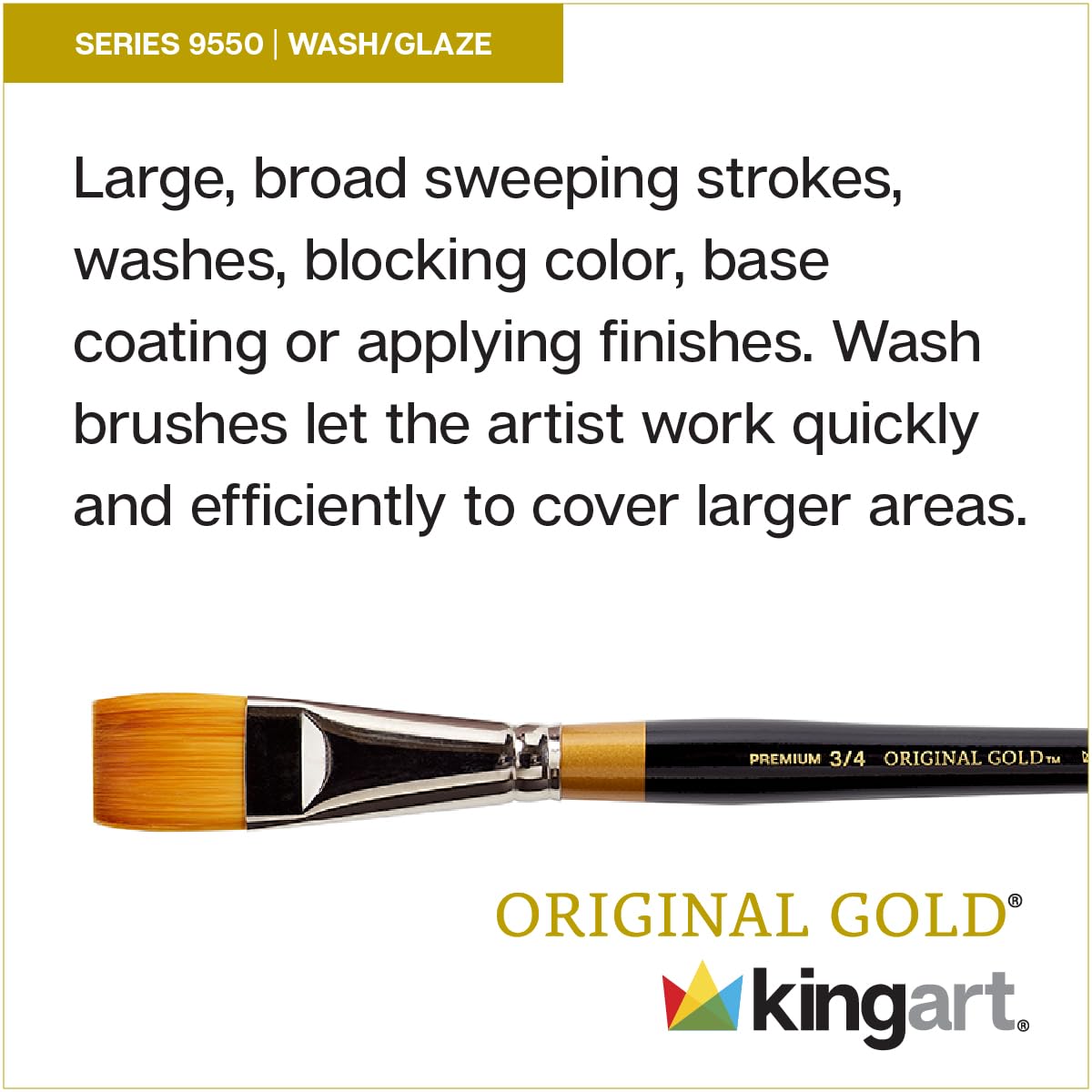 Trekell Opal Synthetic Hog Bristle Artist Brushes - Long Handle for Oil and Acrylic Painting Bright - 4000B Series / 12