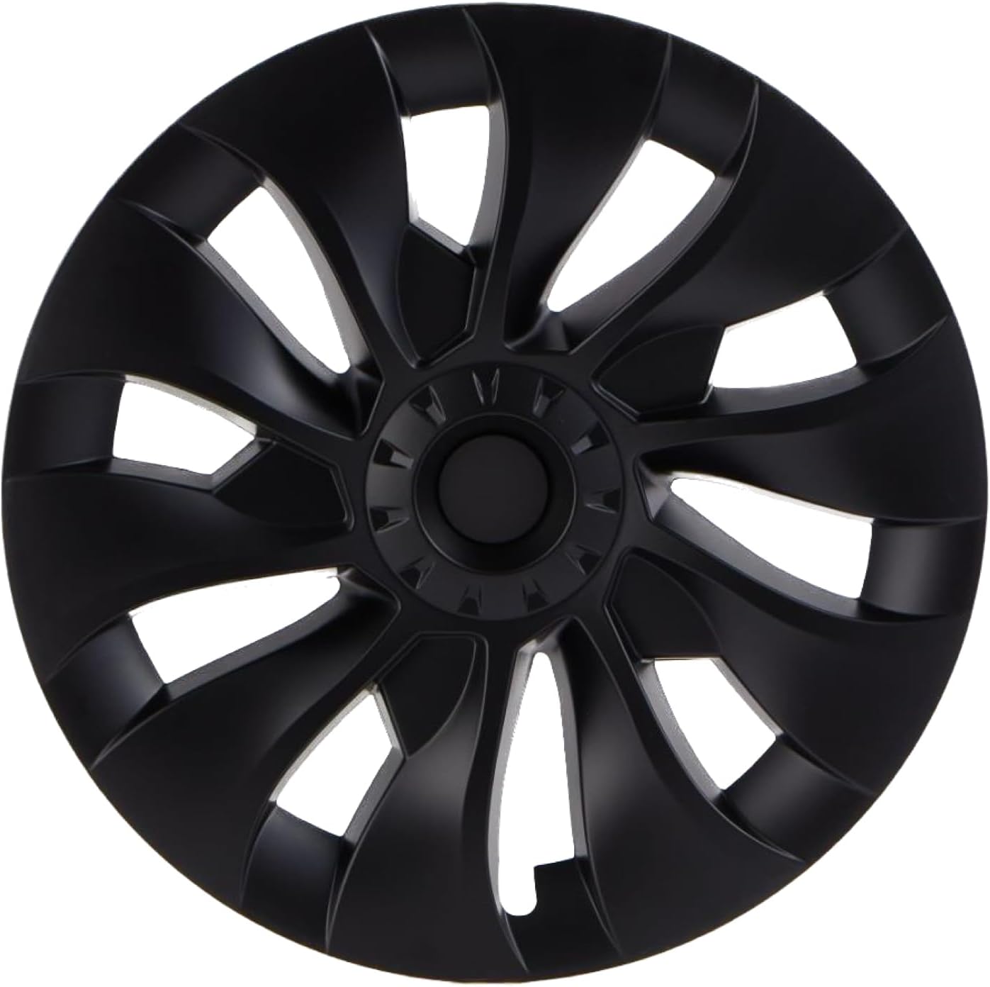 KAVANIC Fits Tesla Model 3 Wheel Cover Hubcap 18 Inch Matte Black (Replacement 1 PCS - Side 2) Uberturbine Style 2017-2023 Model 3 Aero Wheel Cover Replacement