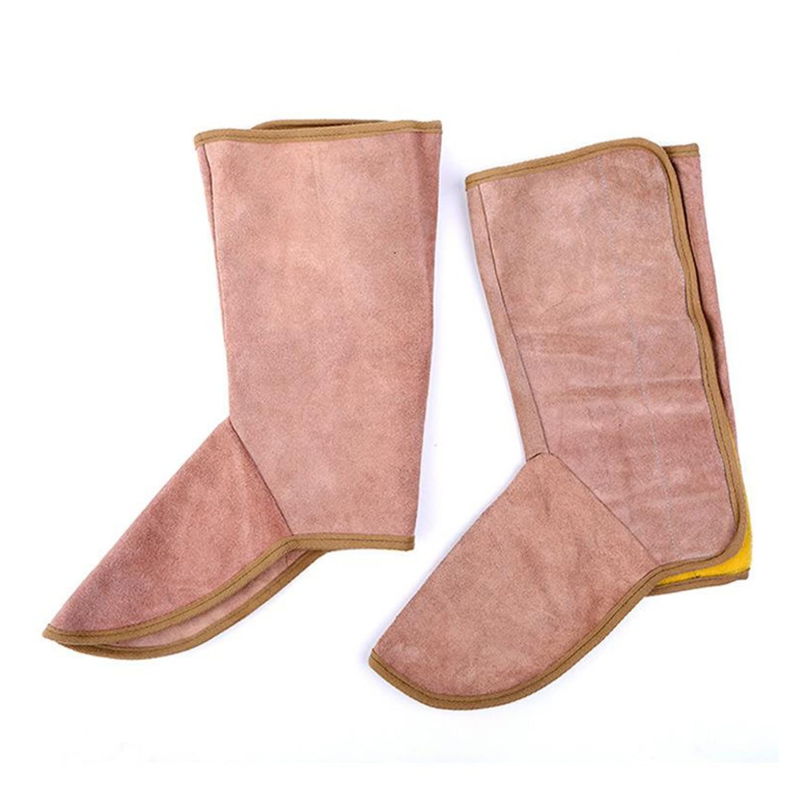 Welding Supplies Welding Spats Safety Boot Workplace Welding Leather Long Shoes Boots Leggings Welder Foot Cover Wear Welder Tools