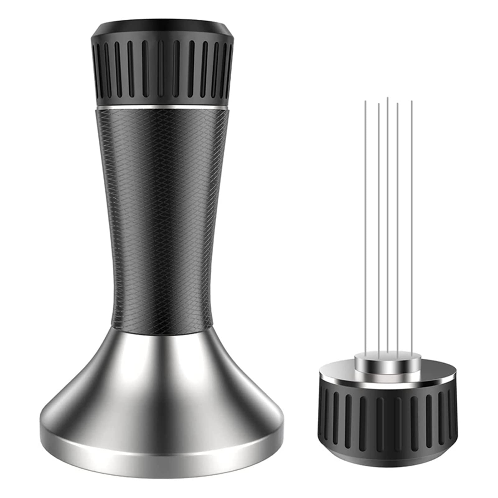 Espresso Distribution and Tamper Tools Set Coffee Distributor Powder Stirrer Metal and Tool and Set Espresso and