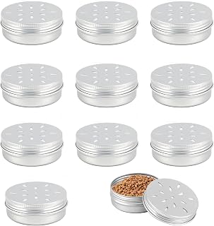 Pack of 10 60 ml Odour Containers for Sniffing Dogs, Training Dog Fragrance Nose Odour Container, Reusable Aluminium Fragrance Cans, for Dog Training Accessories for Nose Work, Durable and Simple