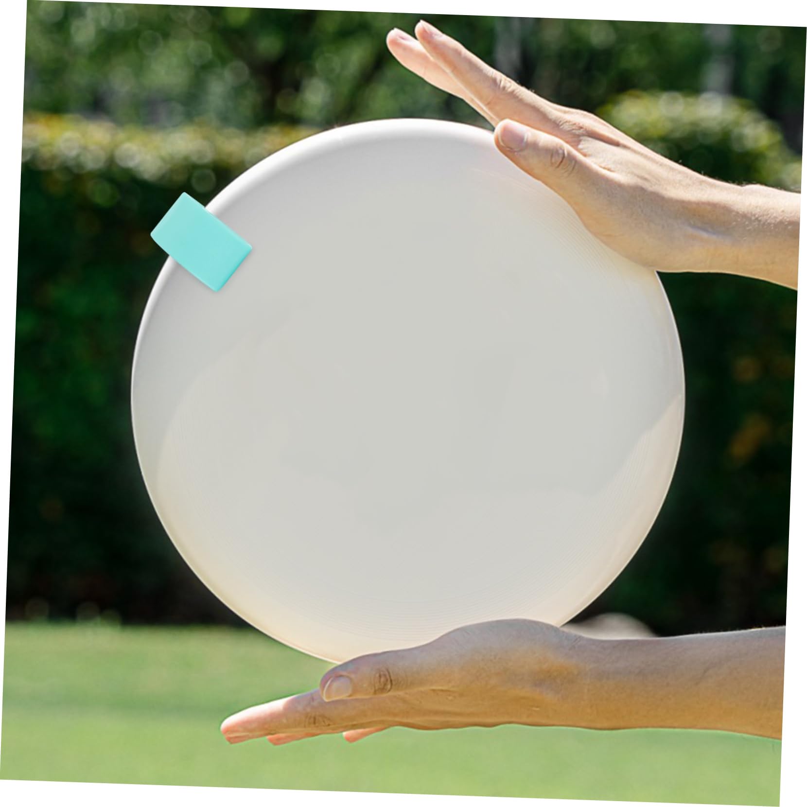 BCOATH Disc Accessory Holder Portable Flying Disc Clip Creative Design String Hole for Outdoor Fun and