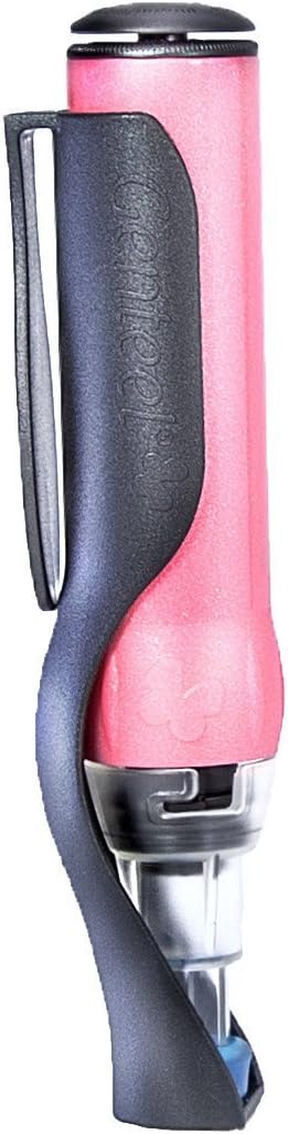 Genteel Plus Painless Lancing Device | Blood Glucose and Ketone Testing | Vacuum Seal Technology & Ultra-Precise Depth Control for Painless Checking (Princess Pink) : Health & Household