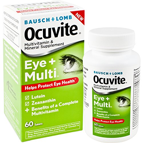 Bausch + Lomb Ocuvite Eye and Multi Multivitamin and Mineral Supplement with Lutein
