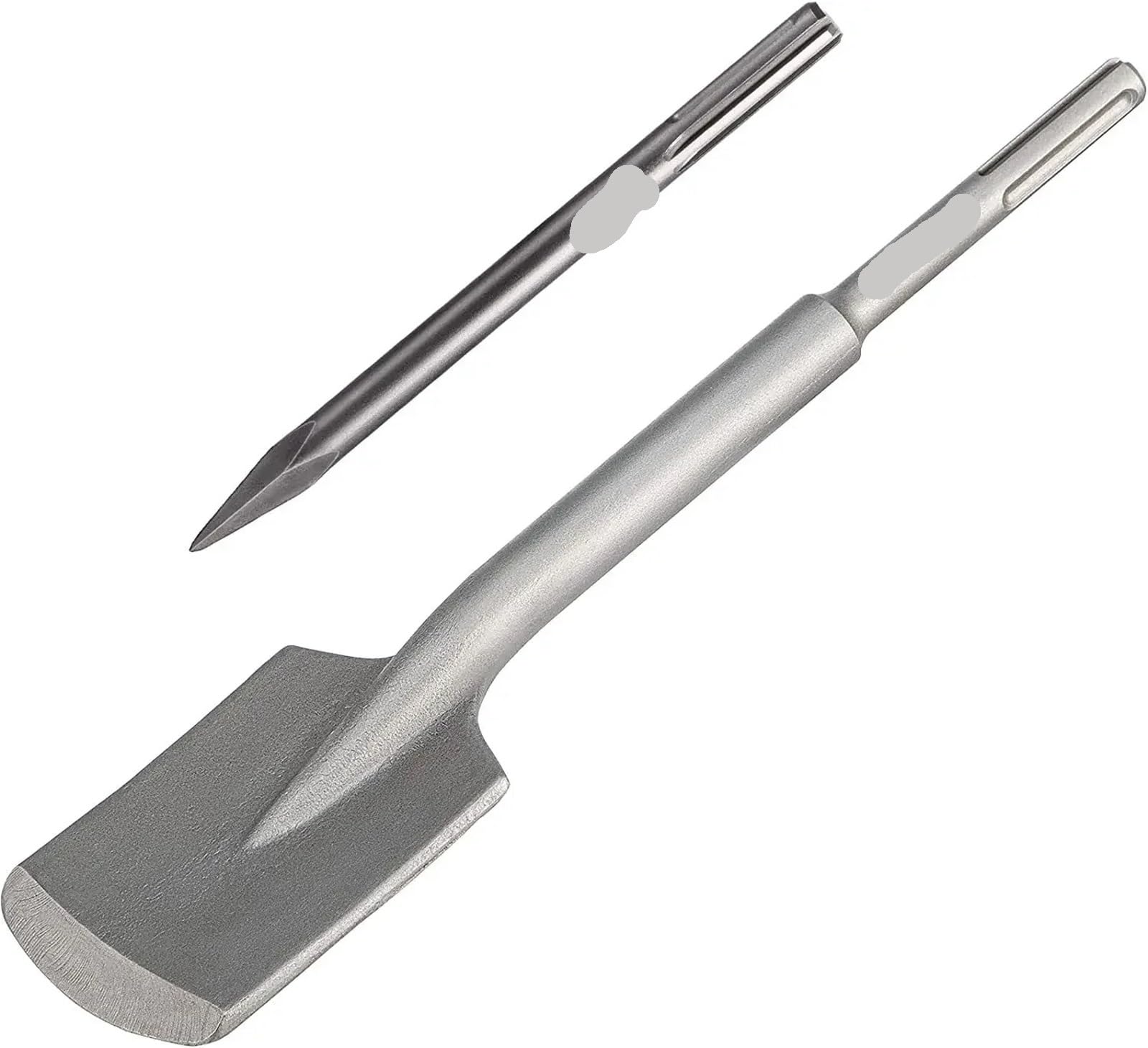 Łopata do gliny do łamacza, Dłuto rozbiórkowe do łamania gliny 45 cm 28 cm Płaska końcówka serca do betonu ceglanego