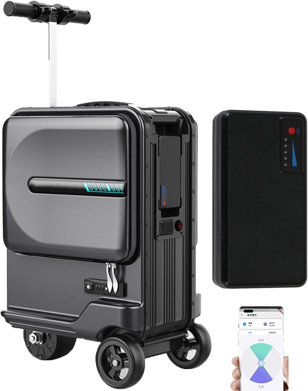 SE3miniT Electric LuggageSmart Riding Suitcase with Nigeria Ubuy