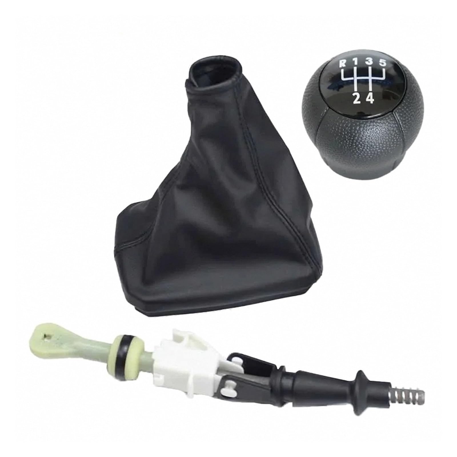 HTVTKRFGRL for Opel for Corsa C Sporty Shift Knob Leather