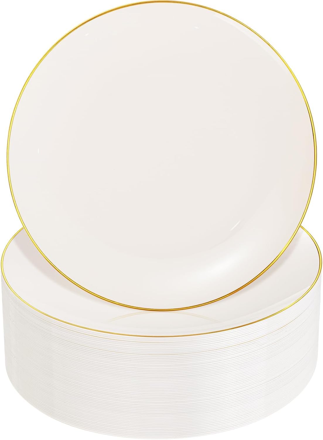 Gold Disposable Plates - 100 Pack -16