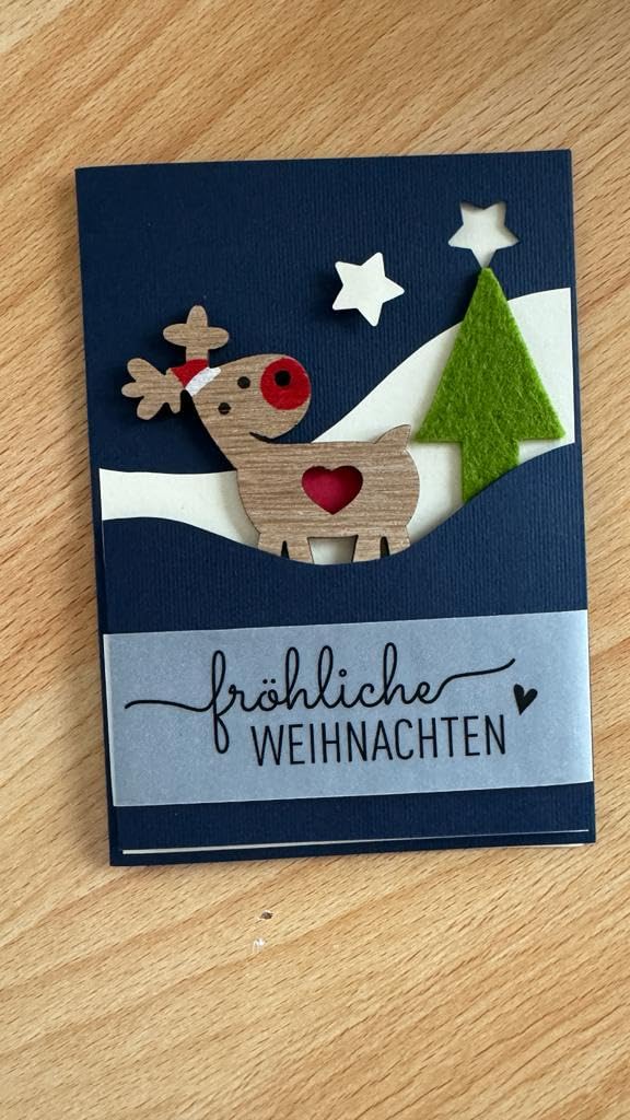 10 Feuilles Cartonné Bleu Marine A4 280g/m² - Papier Texturé Gaufré Pour Cartes, Invitations, DIY Et Projets Créatifs