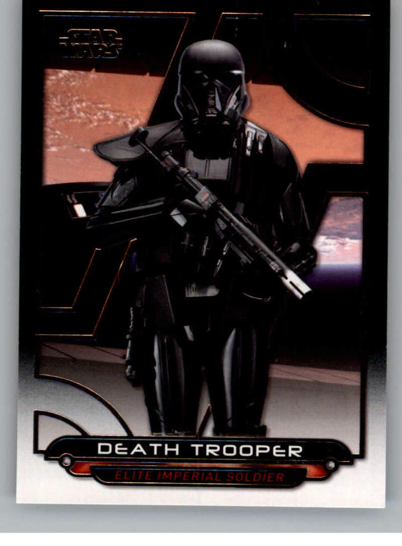 2018 Topps Star Wars Galactic Files #RO-12 Death Trooper Rogue One Official Movie Trading Card