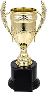 LUOZZY Gold Award Trophy Cups Plastic Gold Trophies for Party Favors Props, Rewards Winning Prizes Competitions