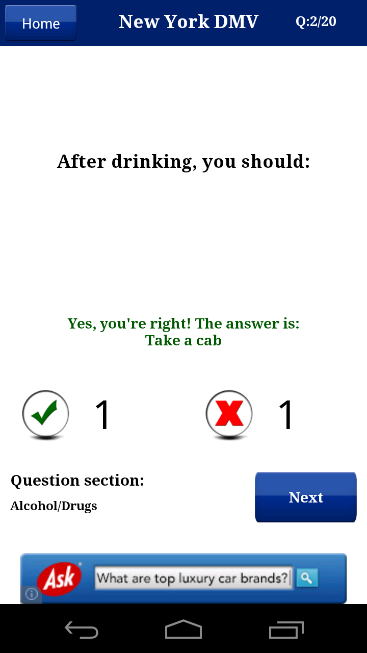 New York DMV Driving Test (FREE) – DMV Written Exam Prep - App on ...