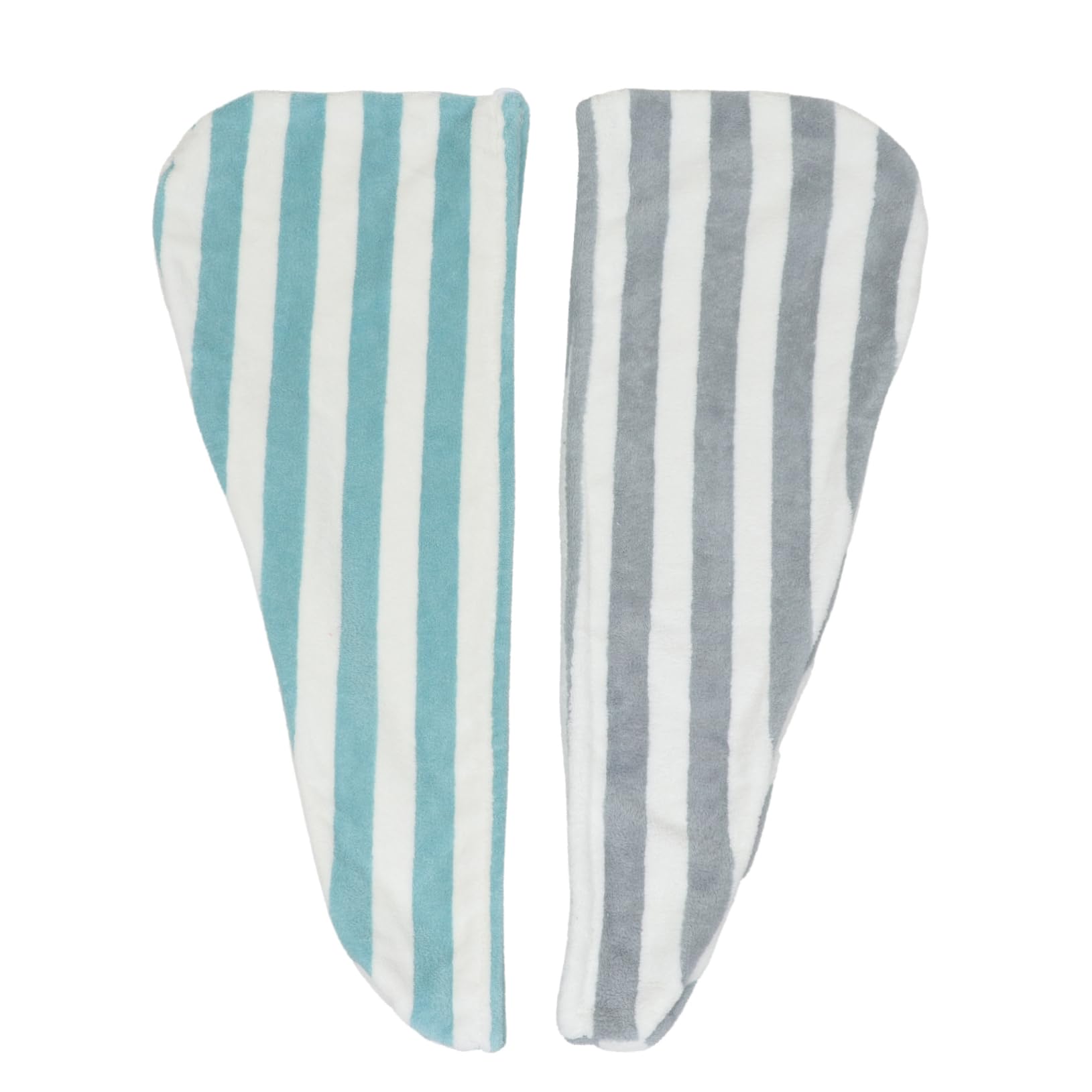 Outanaya 2pcs Fast Drying Microfiber Hair Drying Cap Super Absorbent Double Layer Towel for Home Hair Types Durable Soft Material Colors