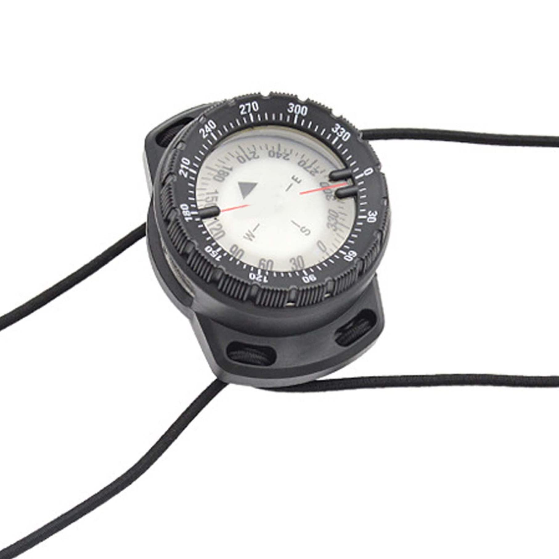 Bussola per Immersione Surf Luminoso subacqueo Bussola da Polso da 50 m Visione Notturna Navigazione Impermeabile con Bungee..