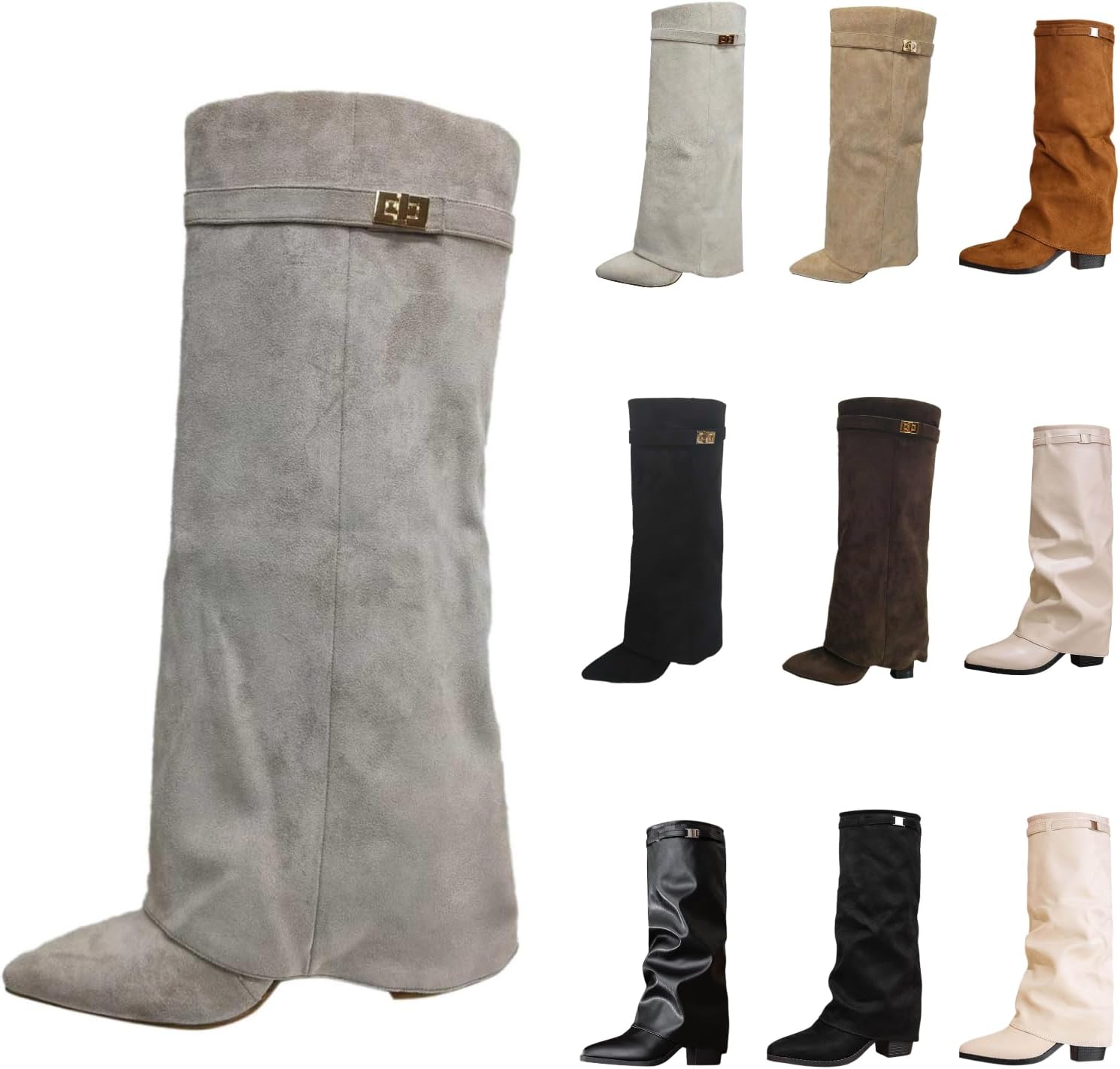 Overknees laarzen dames Shark Boots winterlaarzen dames laarzen warme