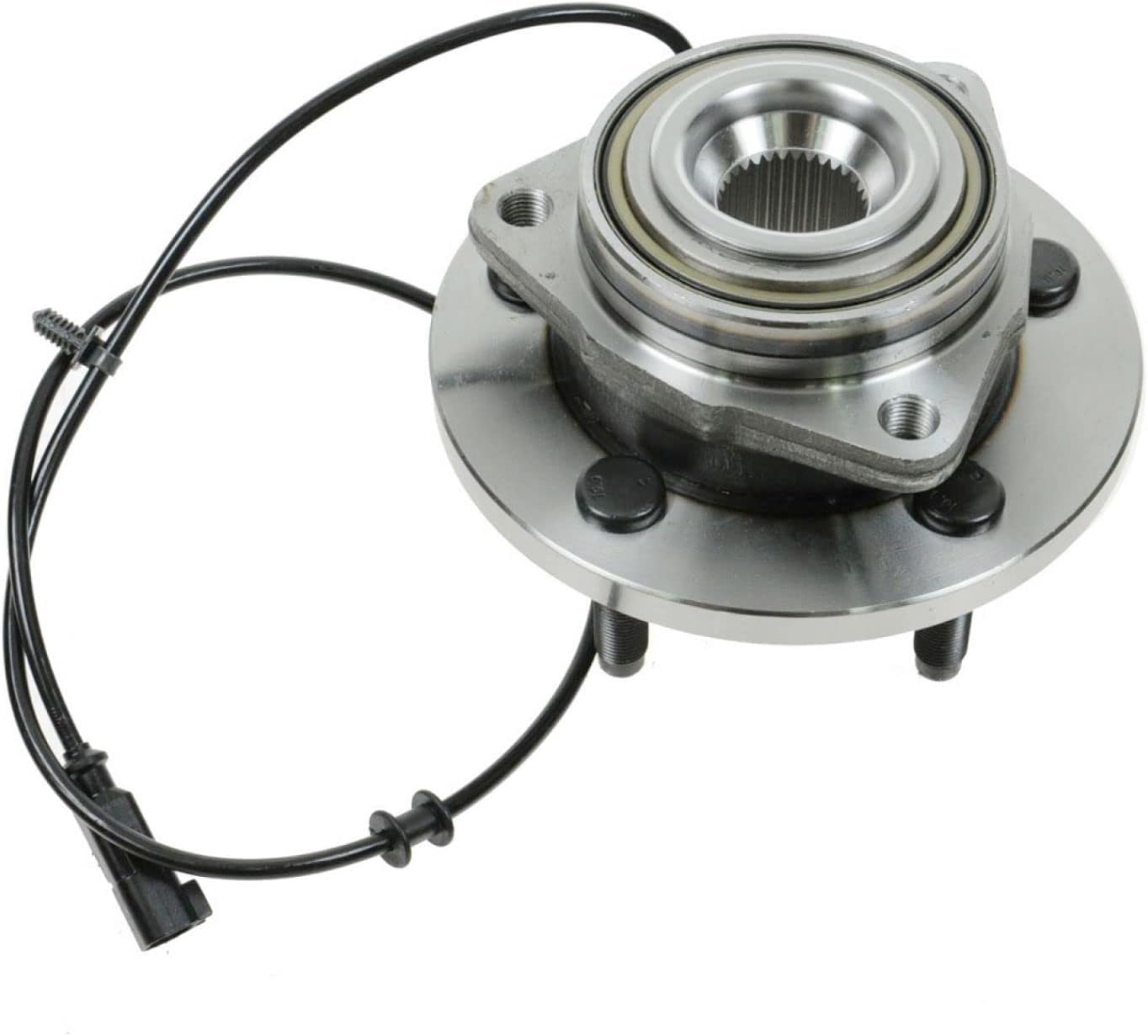 Front Wheel Bearing & Hub Assembly with ABS Sensor Compatible with 2007-2009 Chrysler Aspen 2006-2009 Dodge Durango
