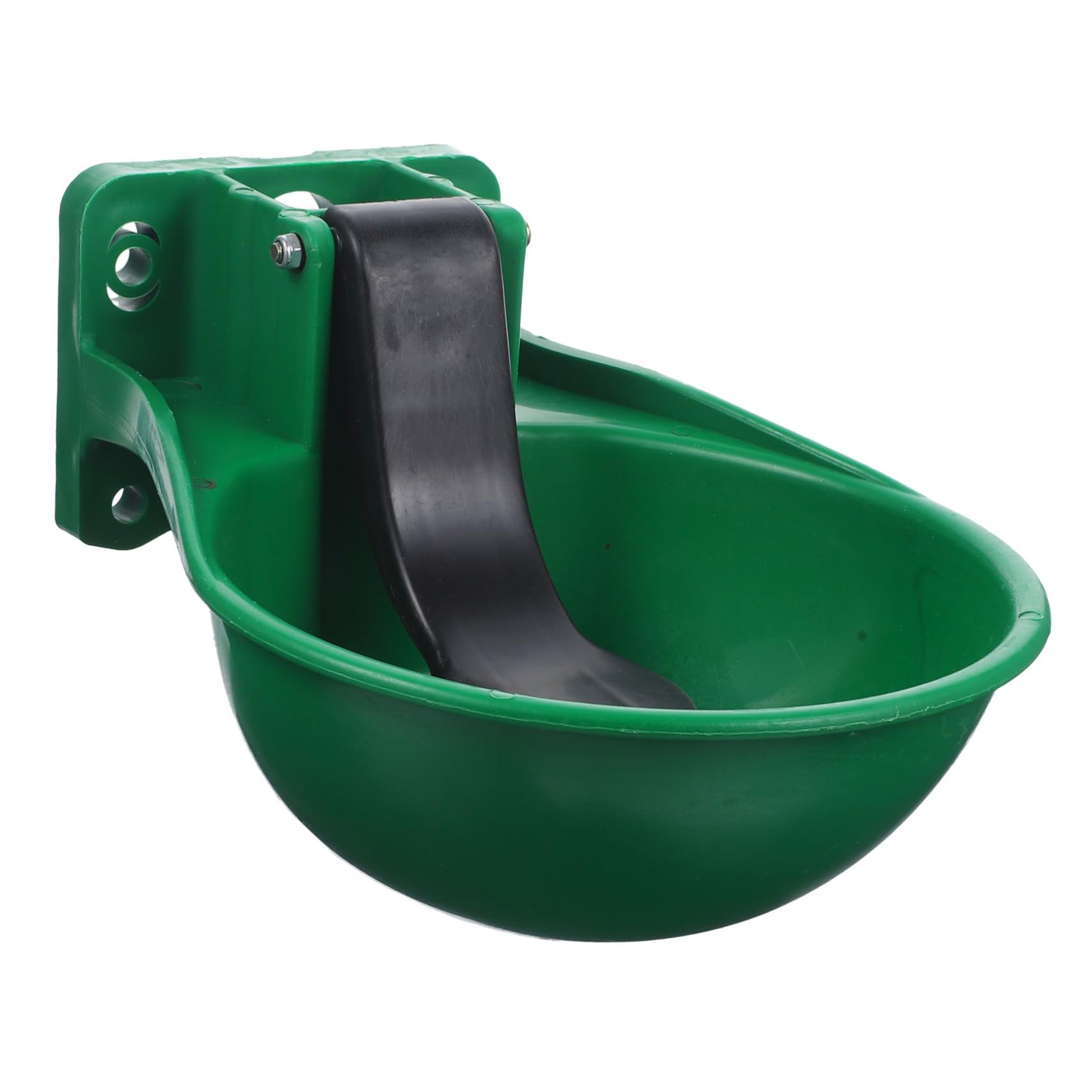 FRCOLOR Abbeveratoio Automatico per Bestiame Nero in Plastico e Ferro Risparmio Idrico ed Efficiente Risparmio di Lavoro per Pecore e Bovini