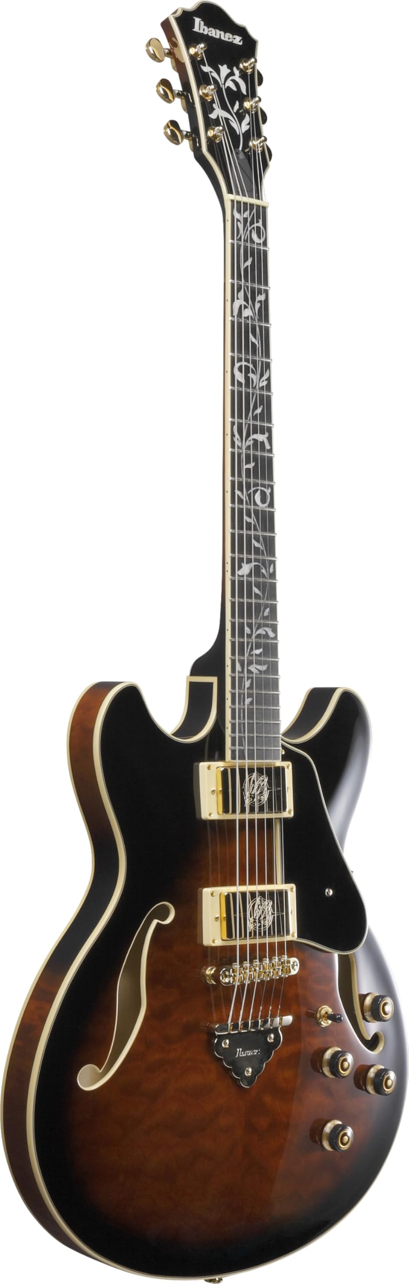 Amazon.com: Ibanez Artcore Expressionist AS93QMSP Semi-Hollow
