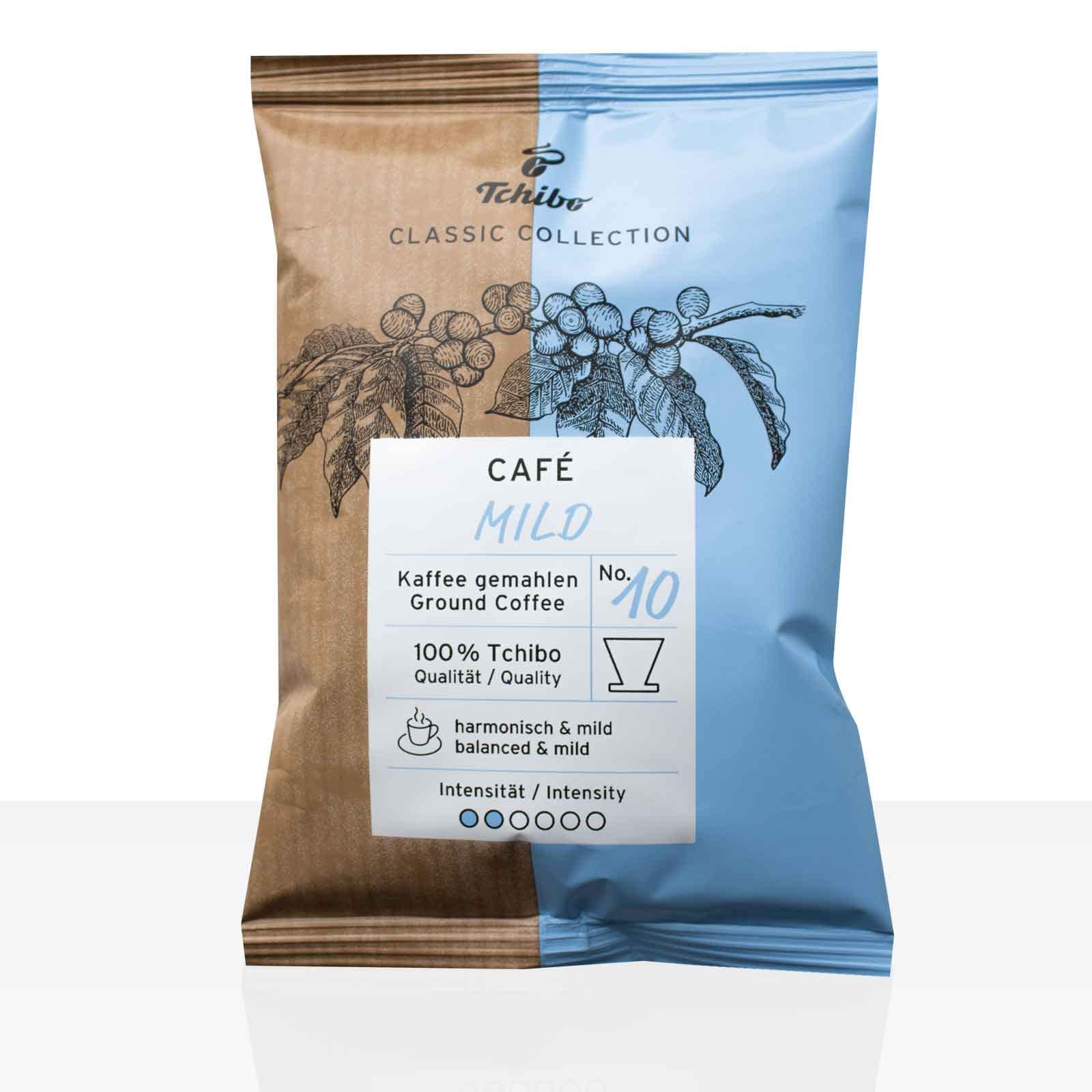 Tchibo Cafe Mild - 75 x 70g Kaffee gemahlen, Filterkaffee, 100% Arabica