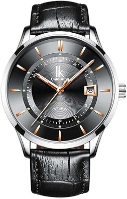 Luxury Fashion Business Luminous Waterproof Mens Date Automatic Mechanical Steel Stainless Leather Watch