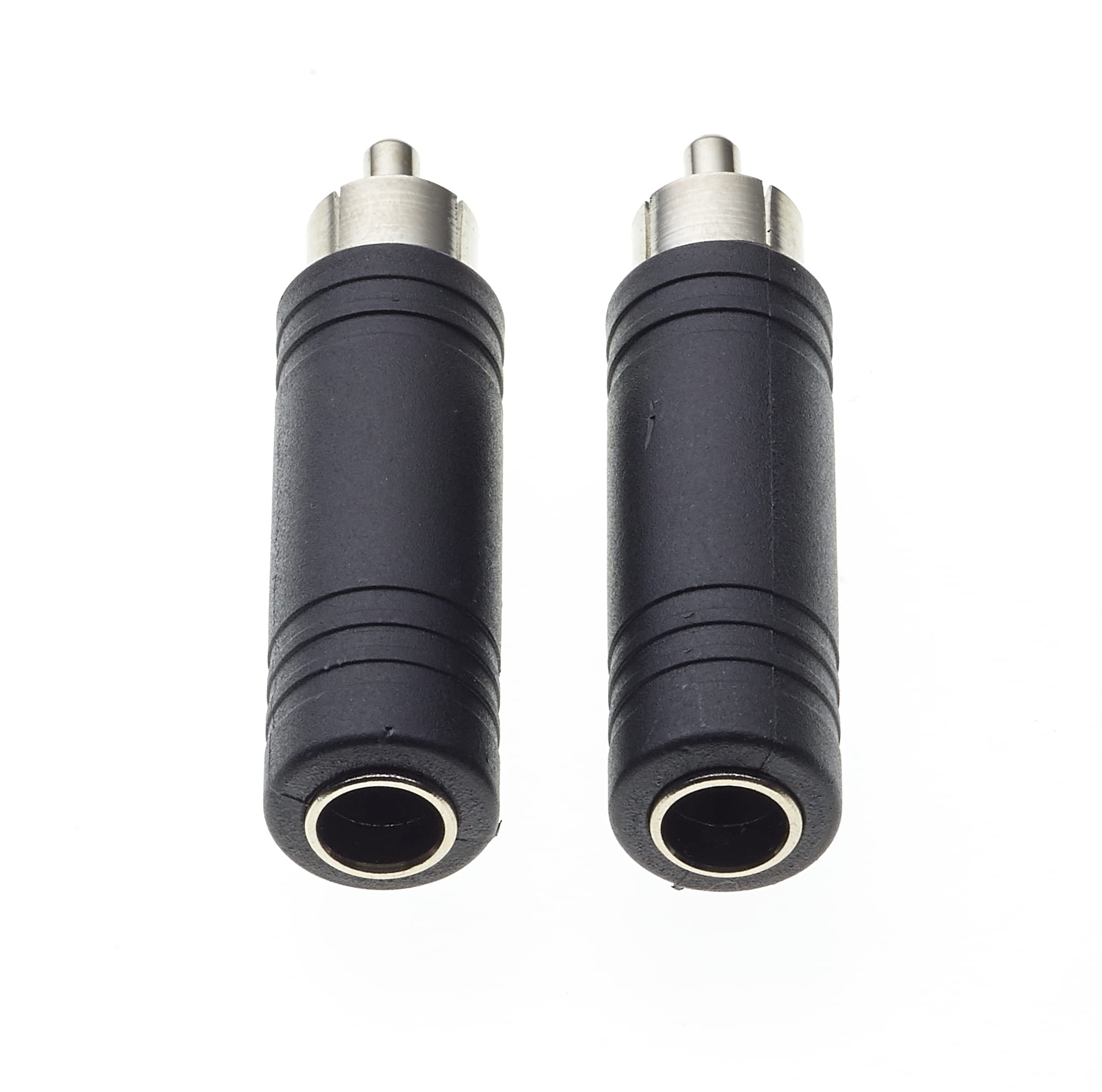 Keple RCA Male Plug to 6.35mm 1/4" Inch Mono Socket Female Adaptor Connector, Pack of 2 - Image 3