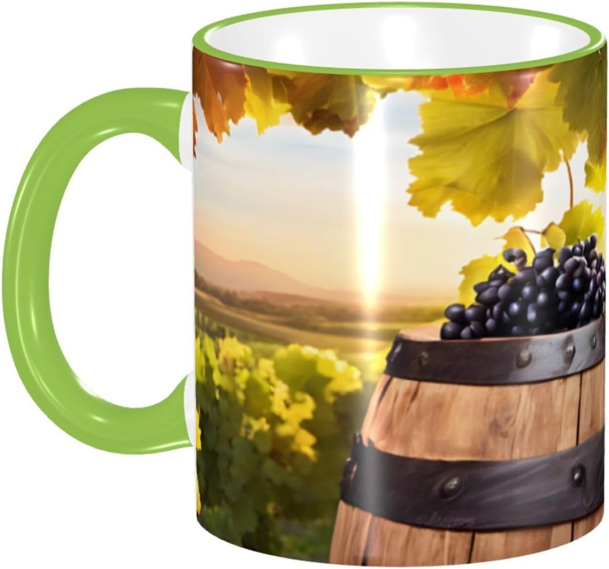 Personalised Coffee Mugs Red Wine Drinking Cups with Handle Coffee Cups for Men Friend 330ml