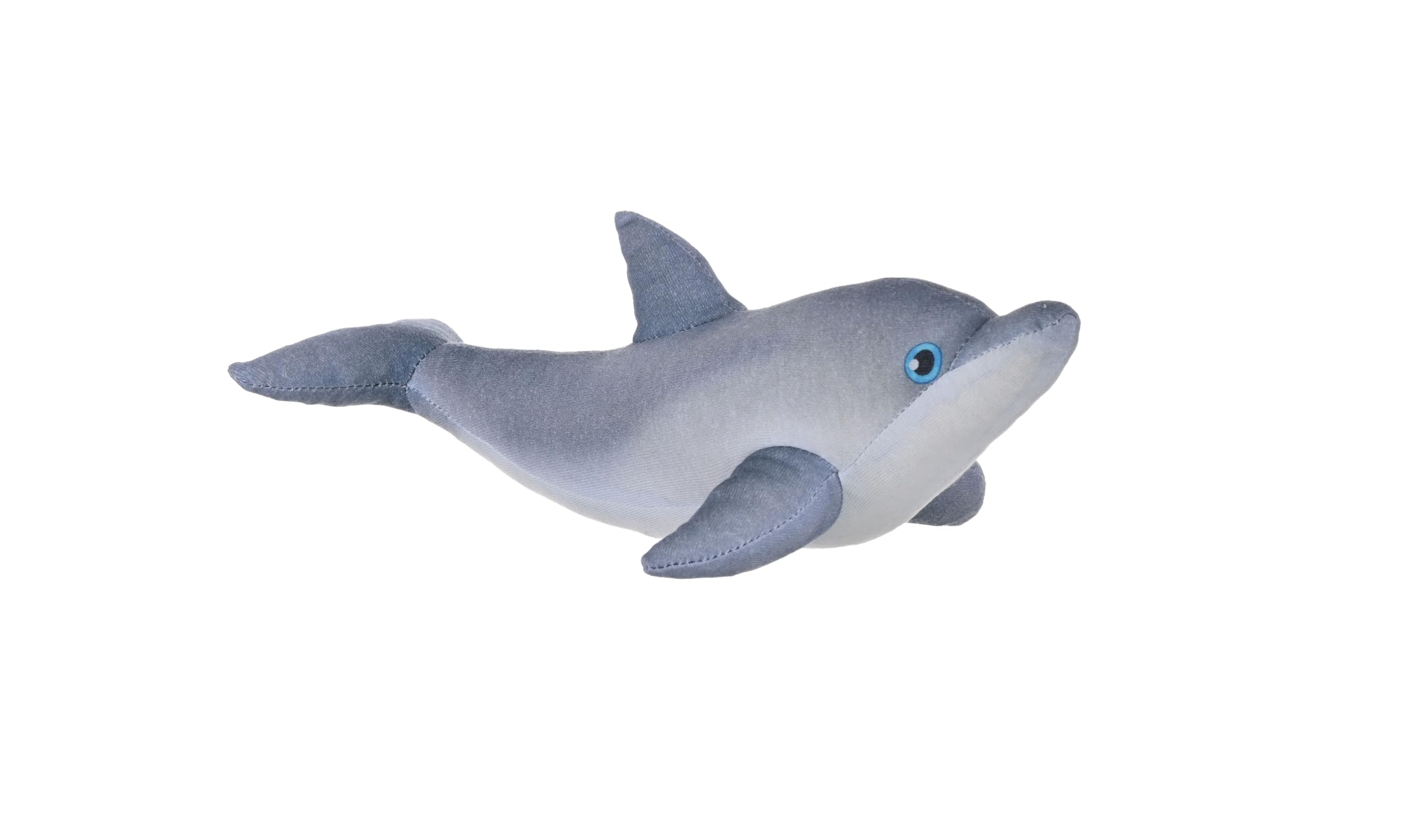 Wild Republic Naturekins Dolphin, Stuffed Animal, 12 Inches, Plush Toy, Fill is Natural Rubber