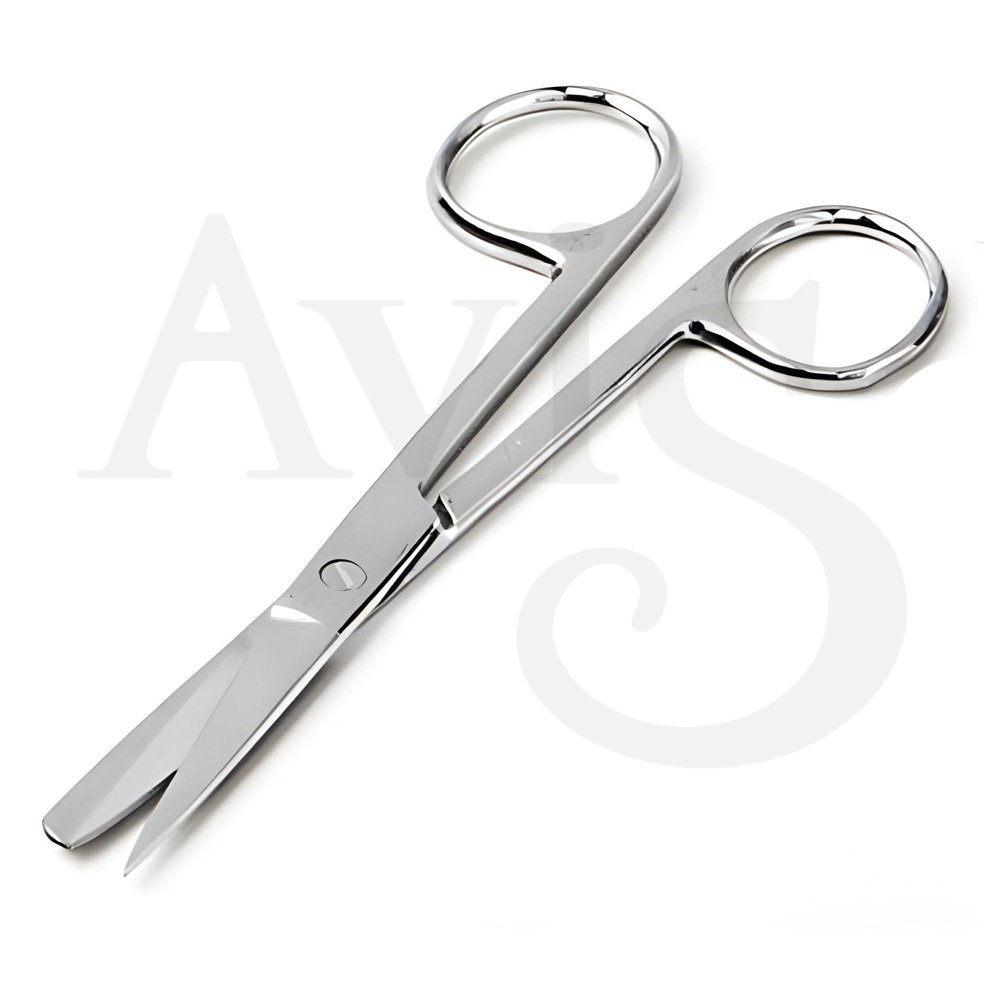 AVIS Dressing Surgical Scissors Straight - Premium Stainless Steel Grade 410 Medical Shears with Blunt/Blunt Tips for Cutting Dressings, Sutures, and Bandages in Medical Procedures (6"ST) - Image 3 thumbnail