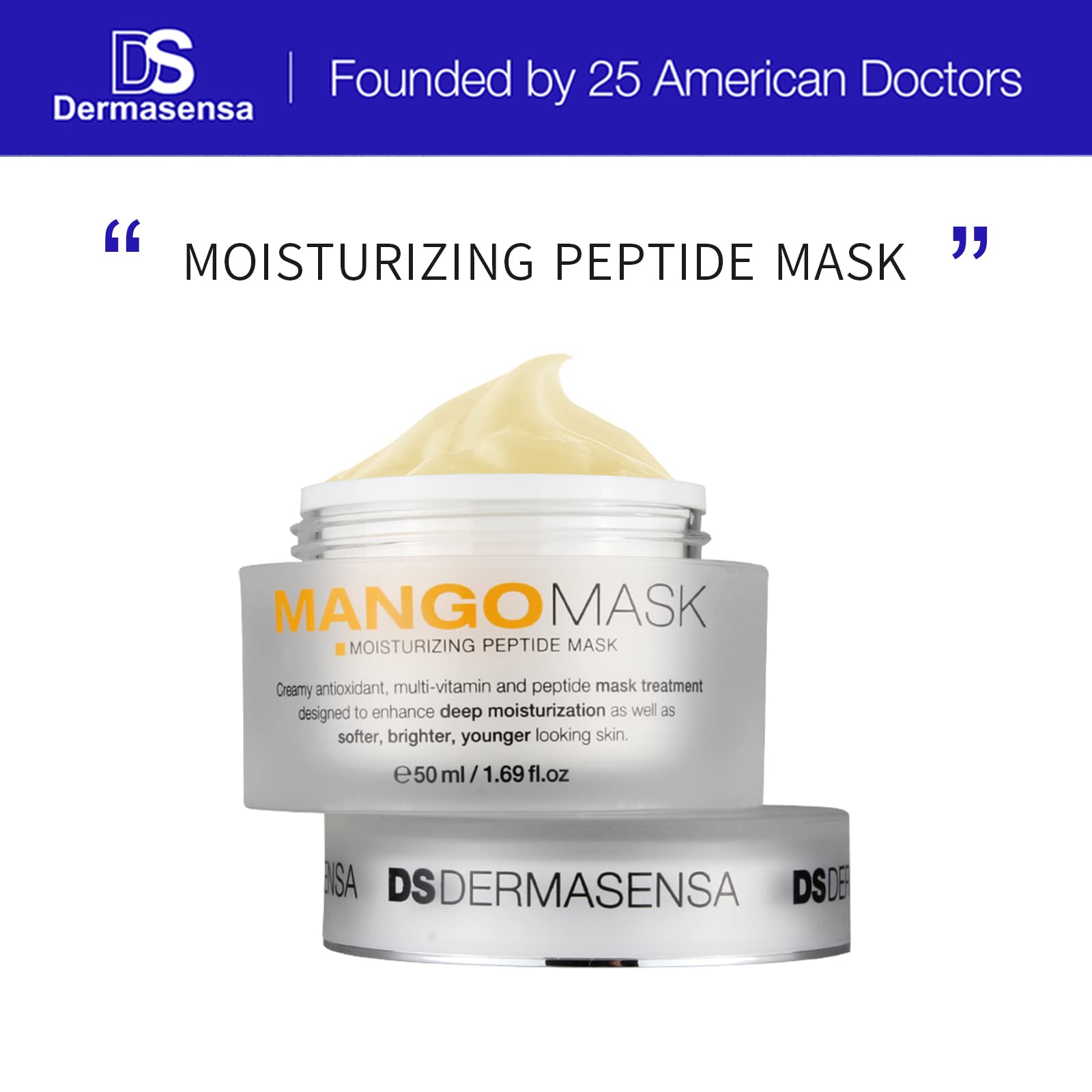 MANGO Mascarilla hidratante de péptidos