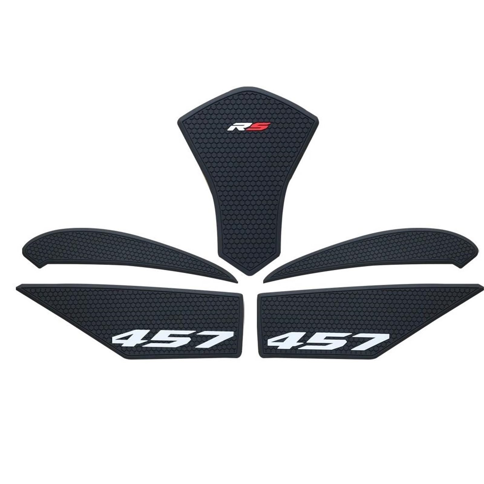 Gas Fuel Tank Pads Motorcycle Side Fuel Tank Protector Sticker for Aprilia RS 457 RS457 2024 2025 2026 Gas Pad Traction Pads Decal Motorbike Protection Stickers